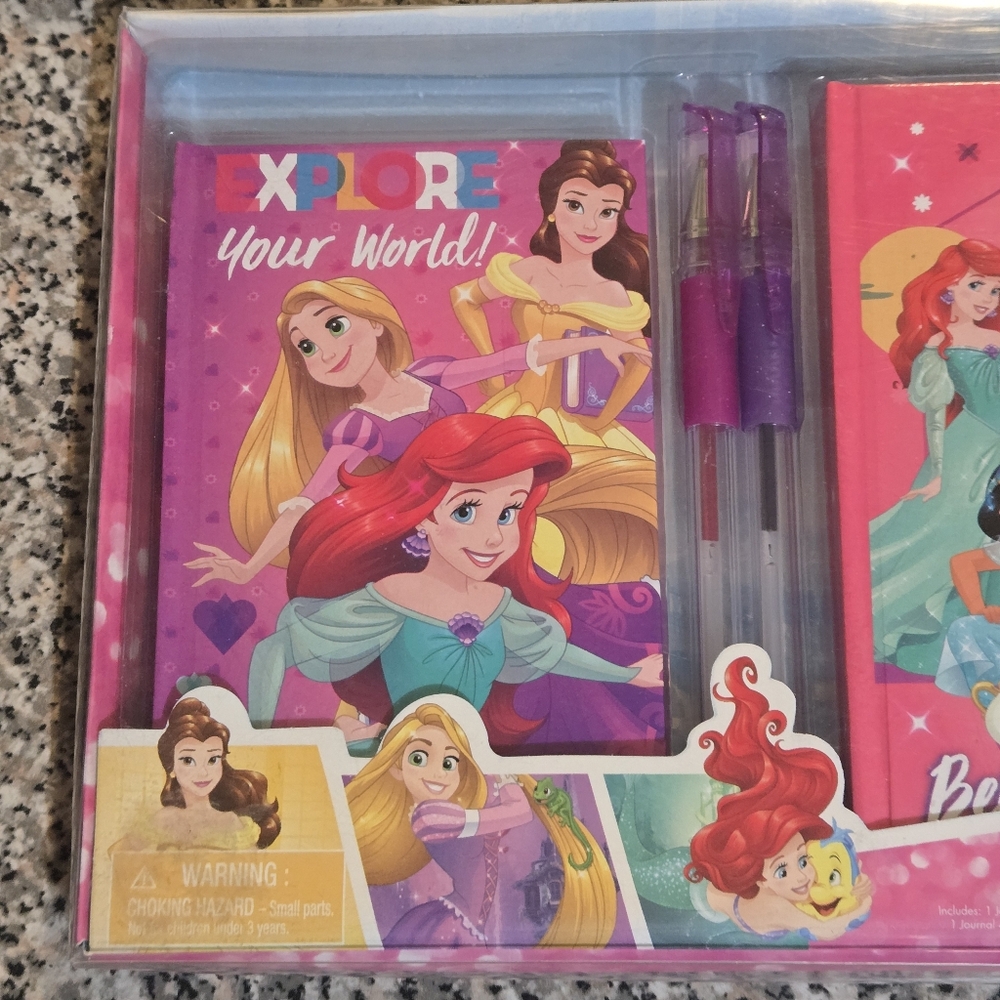 Disney Princess Journal Set with Pink and Purple Gel Pens - Picture 5 of 7